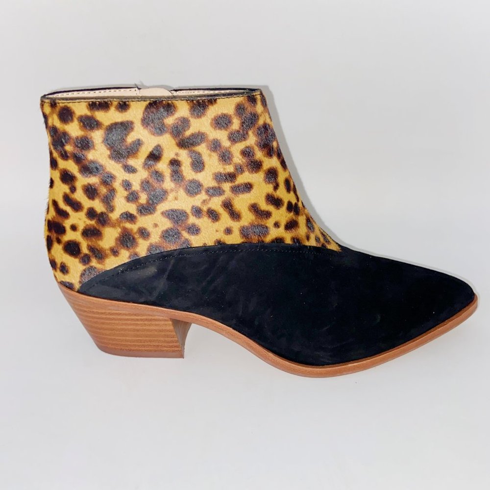 Louise Et Cie Gouache Leopard Booties Size 7.5